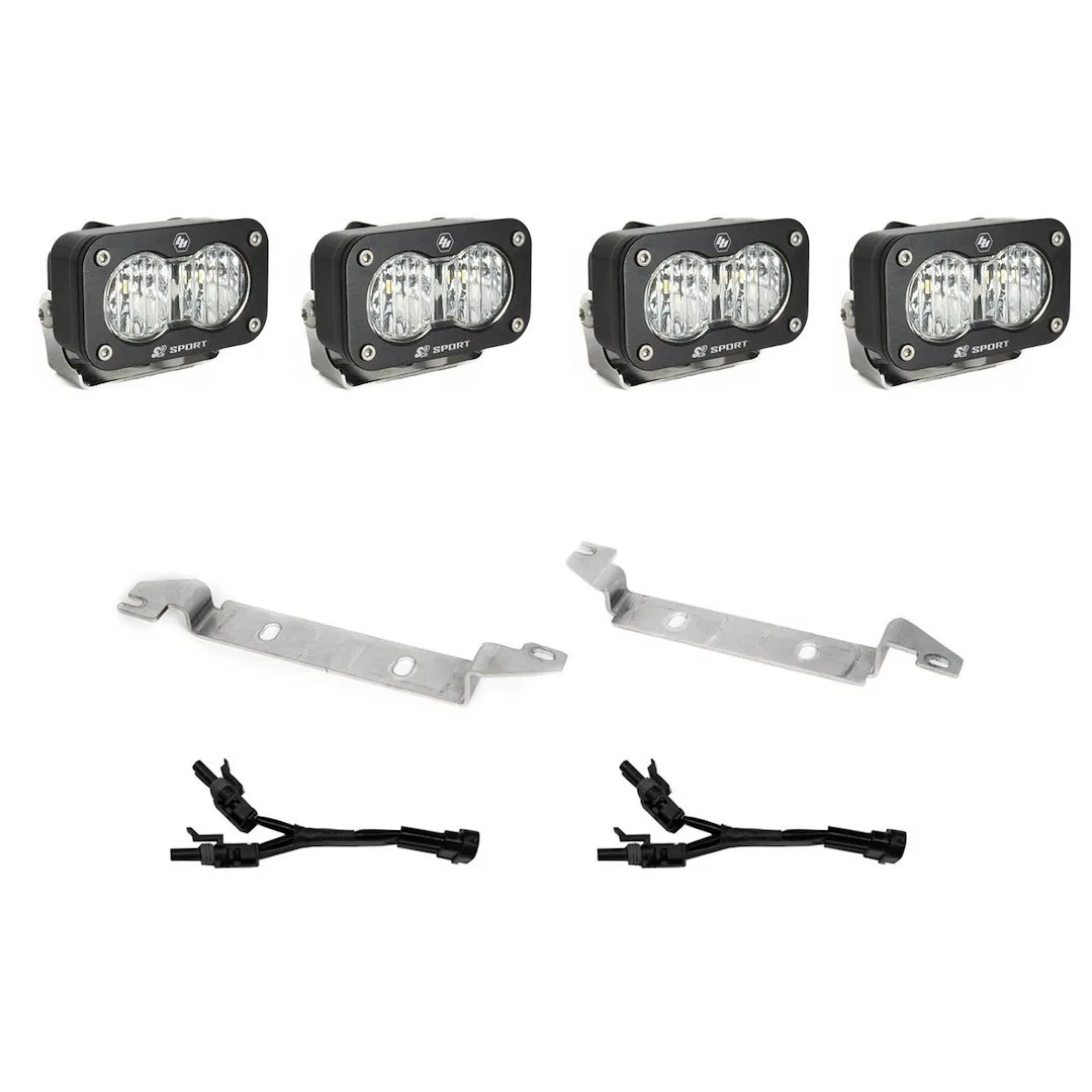44-8280 – BAJA DESIGN Driving/ Fog Light, LED Bulb Rectangular 12.4 Watt Bulbs Amp Draw 0.9 AMP Wide Cornering Beam 1...
